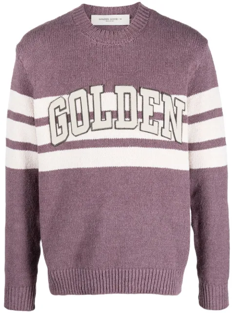 Golden Goose ribbed-knit crew neck sweatshirt
