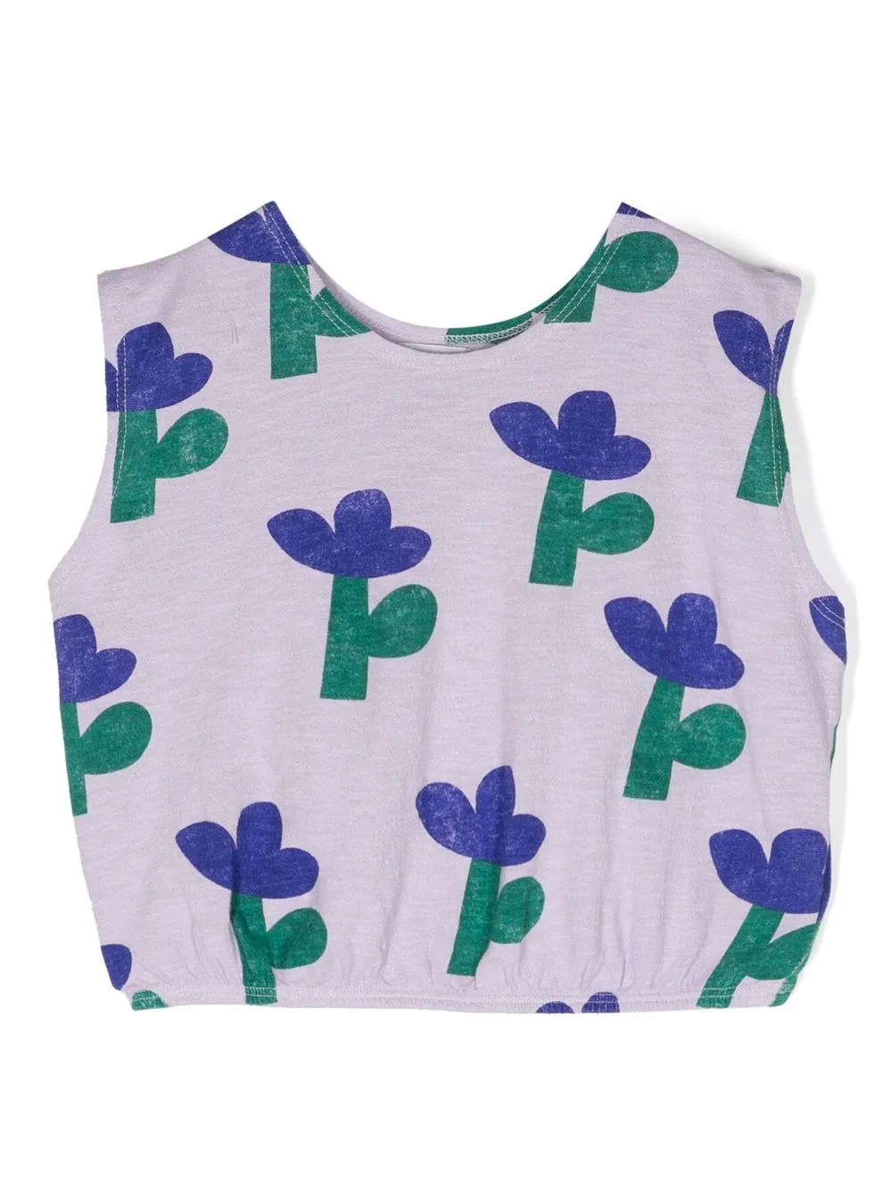 

Bobo Choses floral-print sleeveless top - Purple