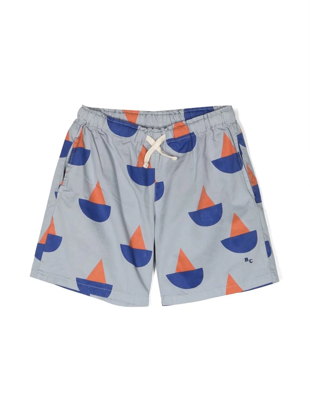 

Bobo Choses geometric-print drawstring shorts - Blue
