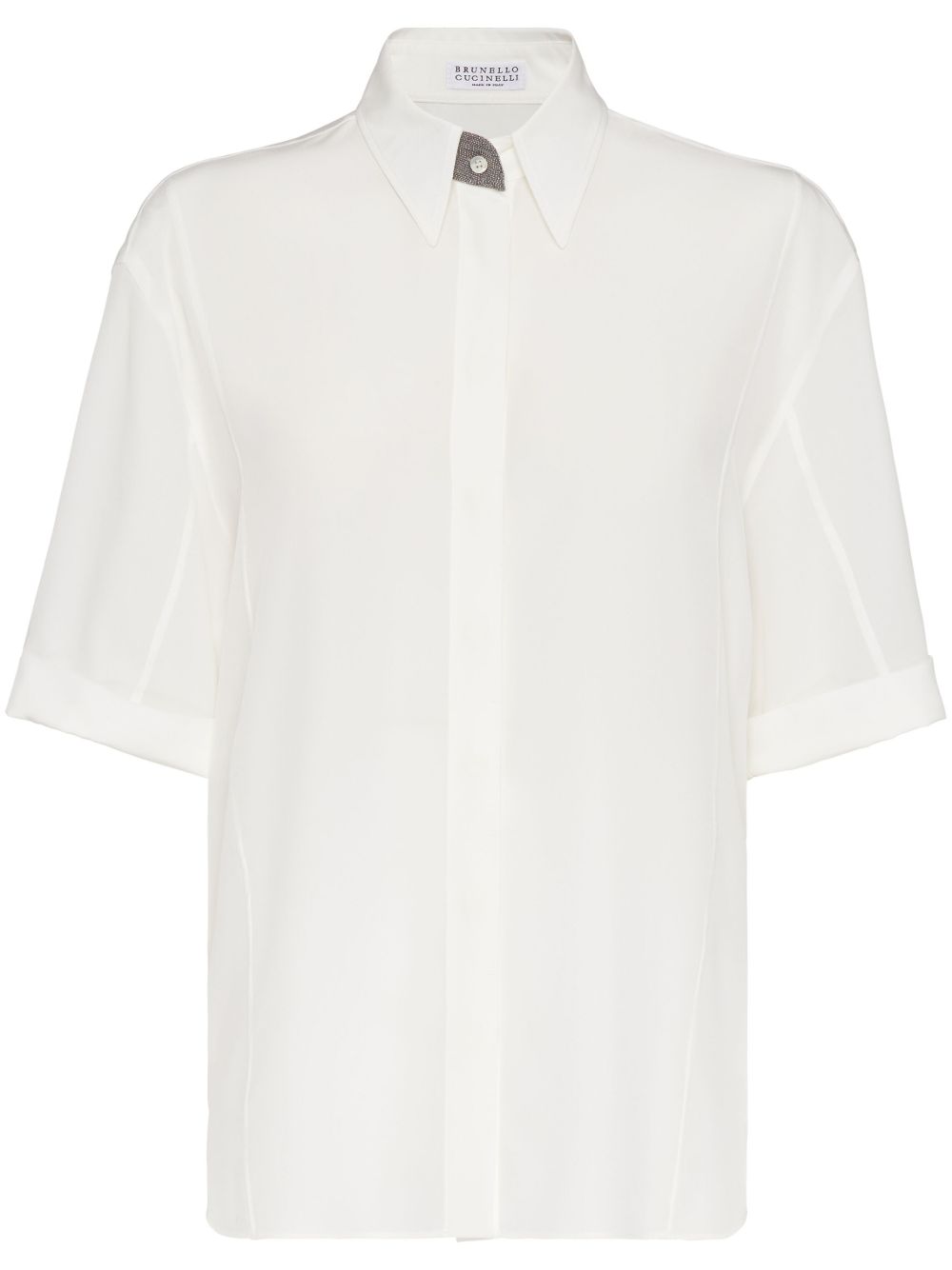 Brunello Cucinelli Precious Buttonhole shirt - White