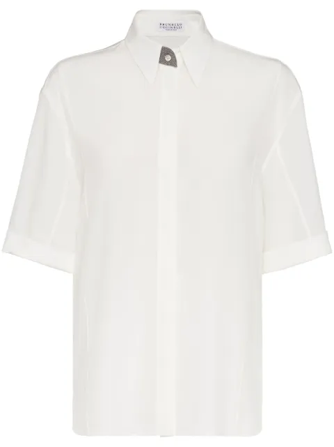 Brunello Cucinelli Precious Buttonhole shirt