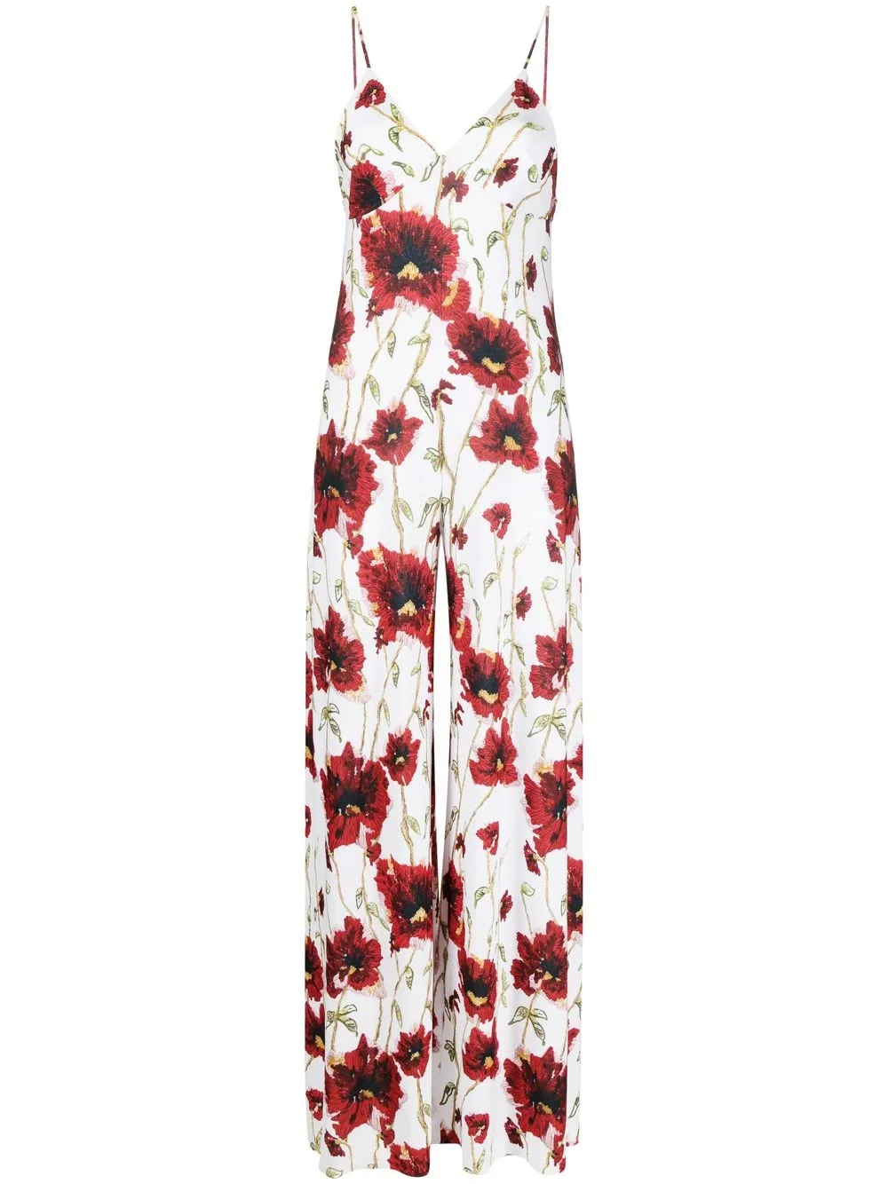 

Norma Kamali floral-print jumpsuit - White