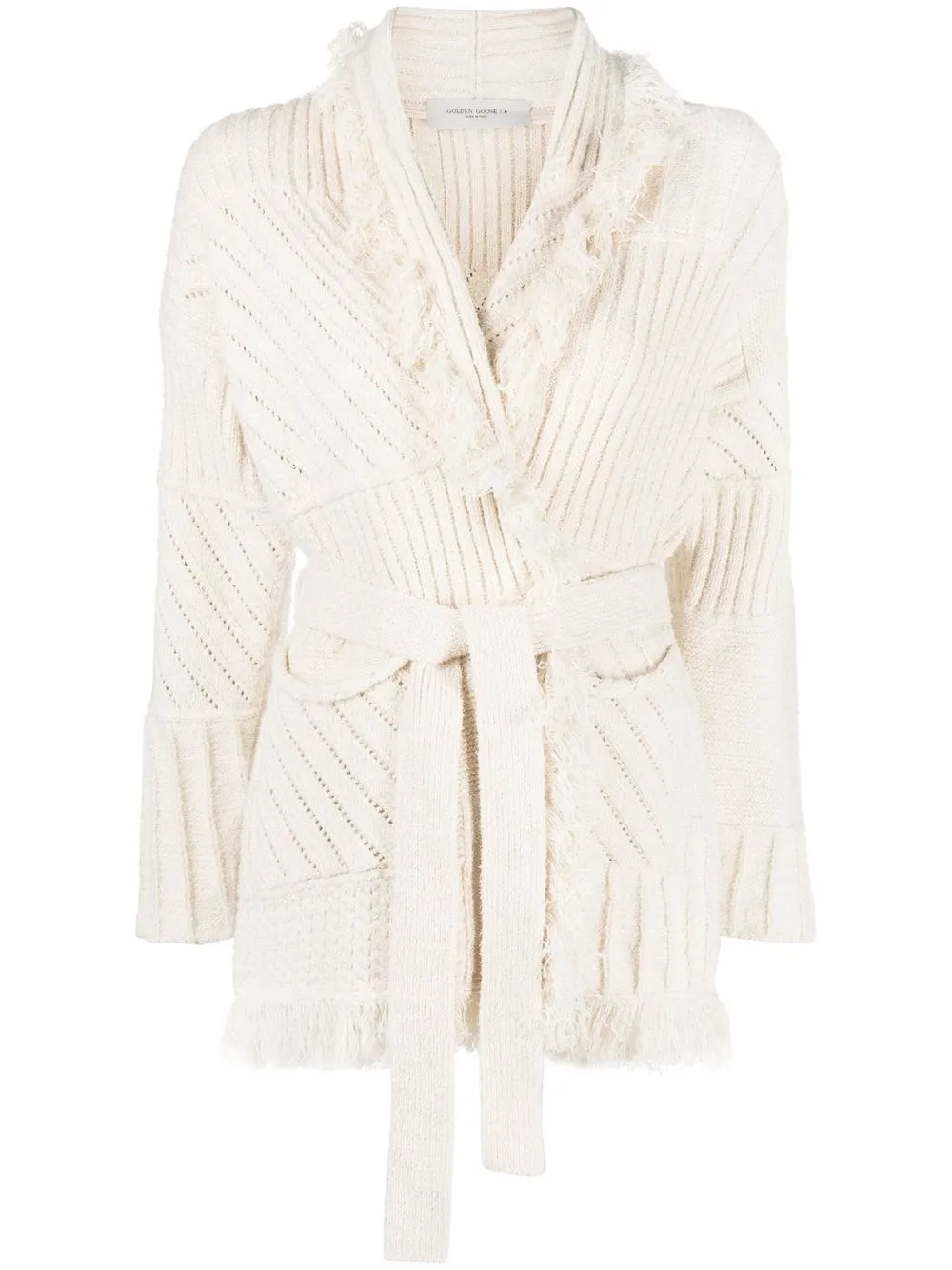 

Golden Goose tied-waist cardigan - Neutrals