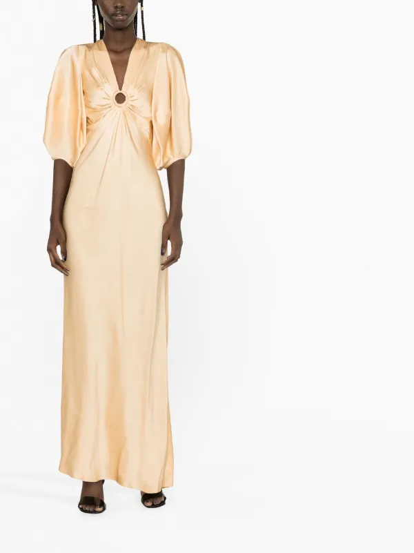 ワンピース STELLA MCCARTNEY VISCOSE V-NECK DRESS Stella McCartney Ruffle Detail Cocktail Dress | Saks Fifth