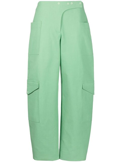 GANNI tapered cargo trousers