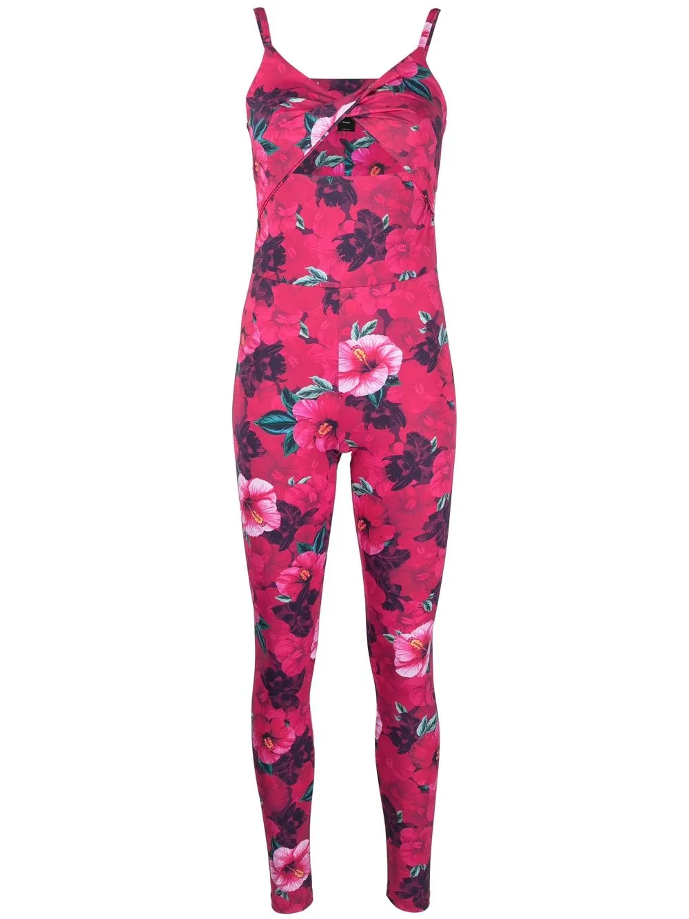 

PINKO jumpsuit sin mangas con estampado floral - Rosado