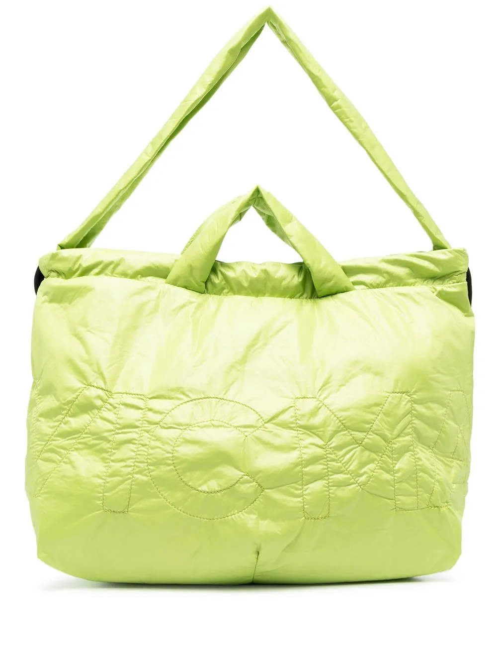 

Vic Matie embroidered-logo detail tote bag - Green