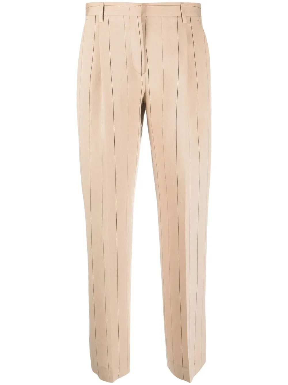 

Lardini striped straight-leg trousers - Neutrals