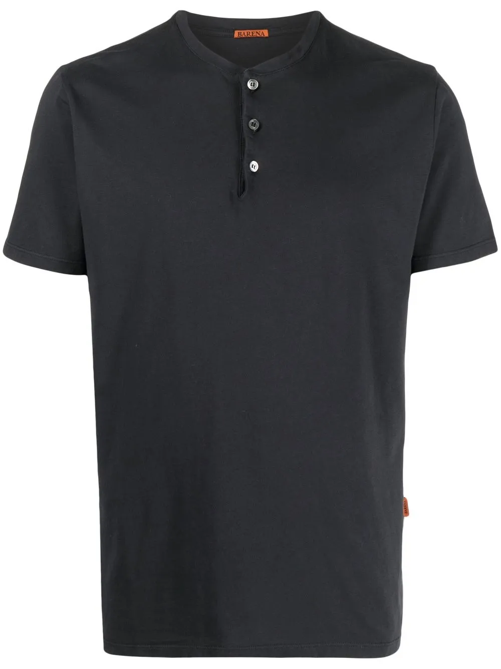 Barena Venezia Button-placket Detail T-shirt In Black