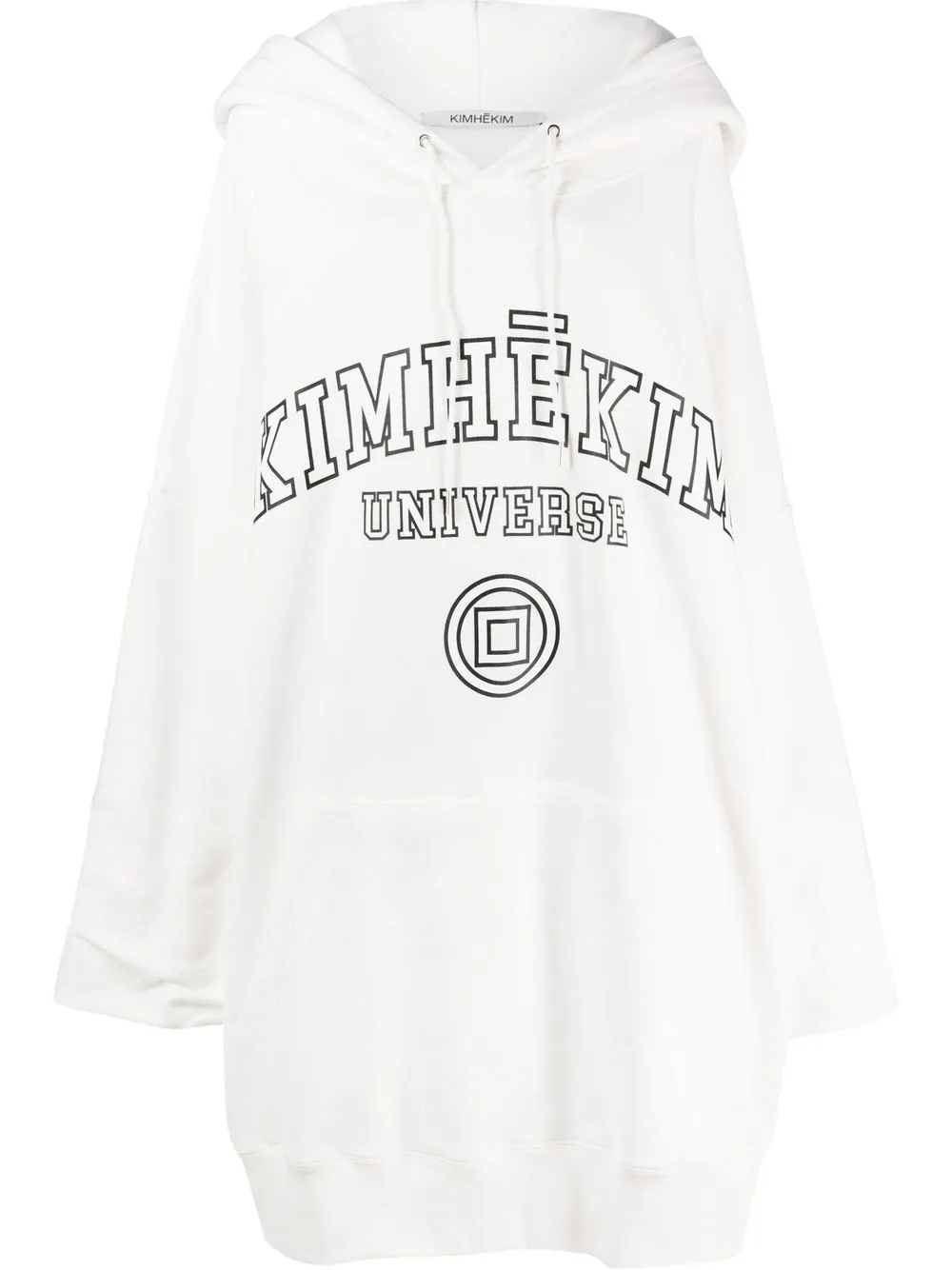 

Kimhekim vestido tejido oversize con capucha - WHITE