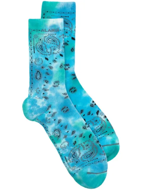 Alanui Bandana printed socks
