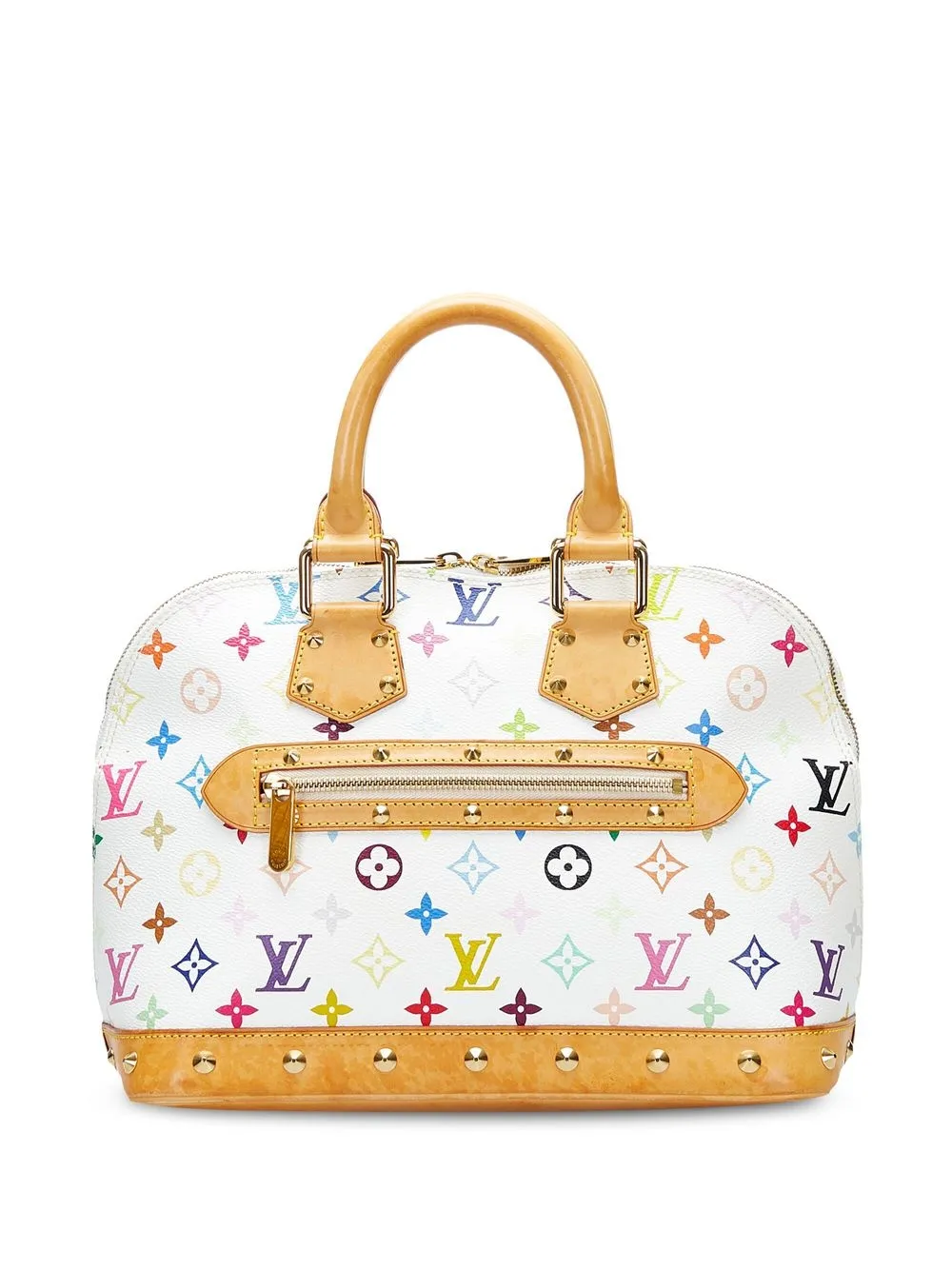 

Louis Vuitton 2003 pre-owned Alma monogram handbag - White