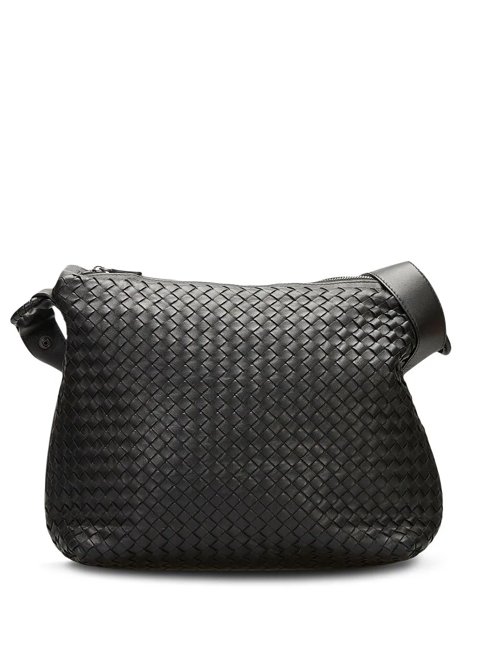 

Bottega Veneta Pre-Owned bolsa de hombro con motivo Intrecciato - Negro