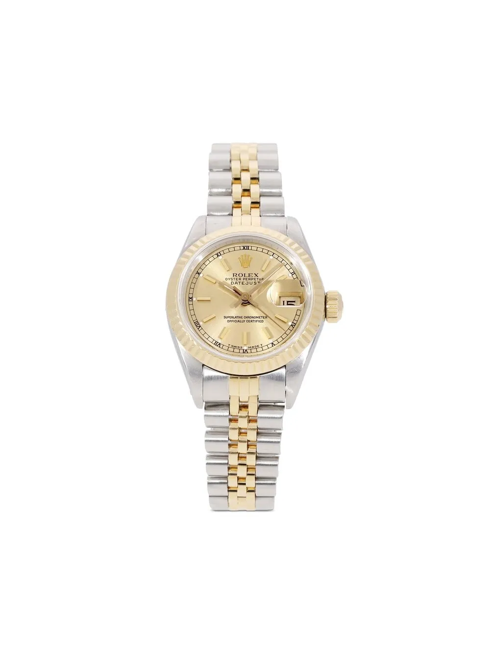 

Rolex reloj Datejust de 26mm pre-owned - Dorado