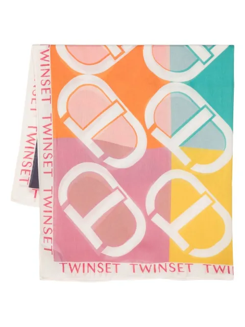 TWINSET monogram-print scarf 