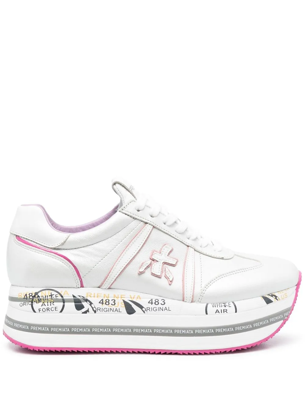 

Premiata Beth platform sneakers - White