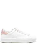 Premiata pink panelled low-top sneakers - White