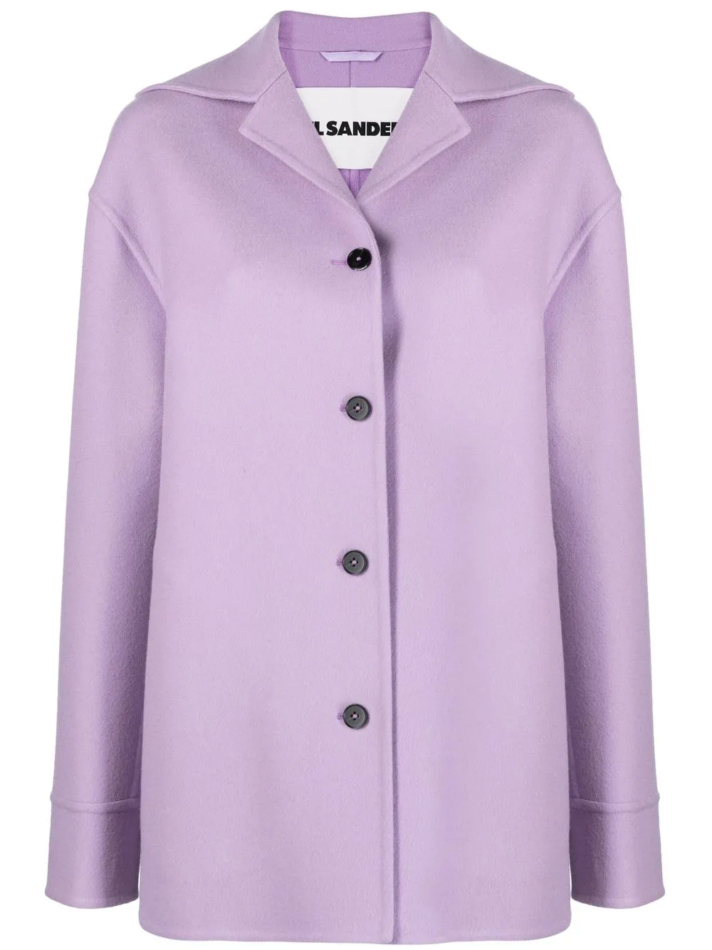 

Jil Sander abrigo con botones - Morado