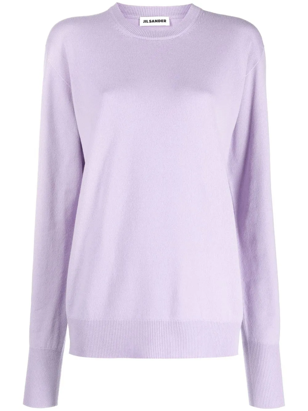 

Jil Sander ribbed-knit cashmere jumper - Purple