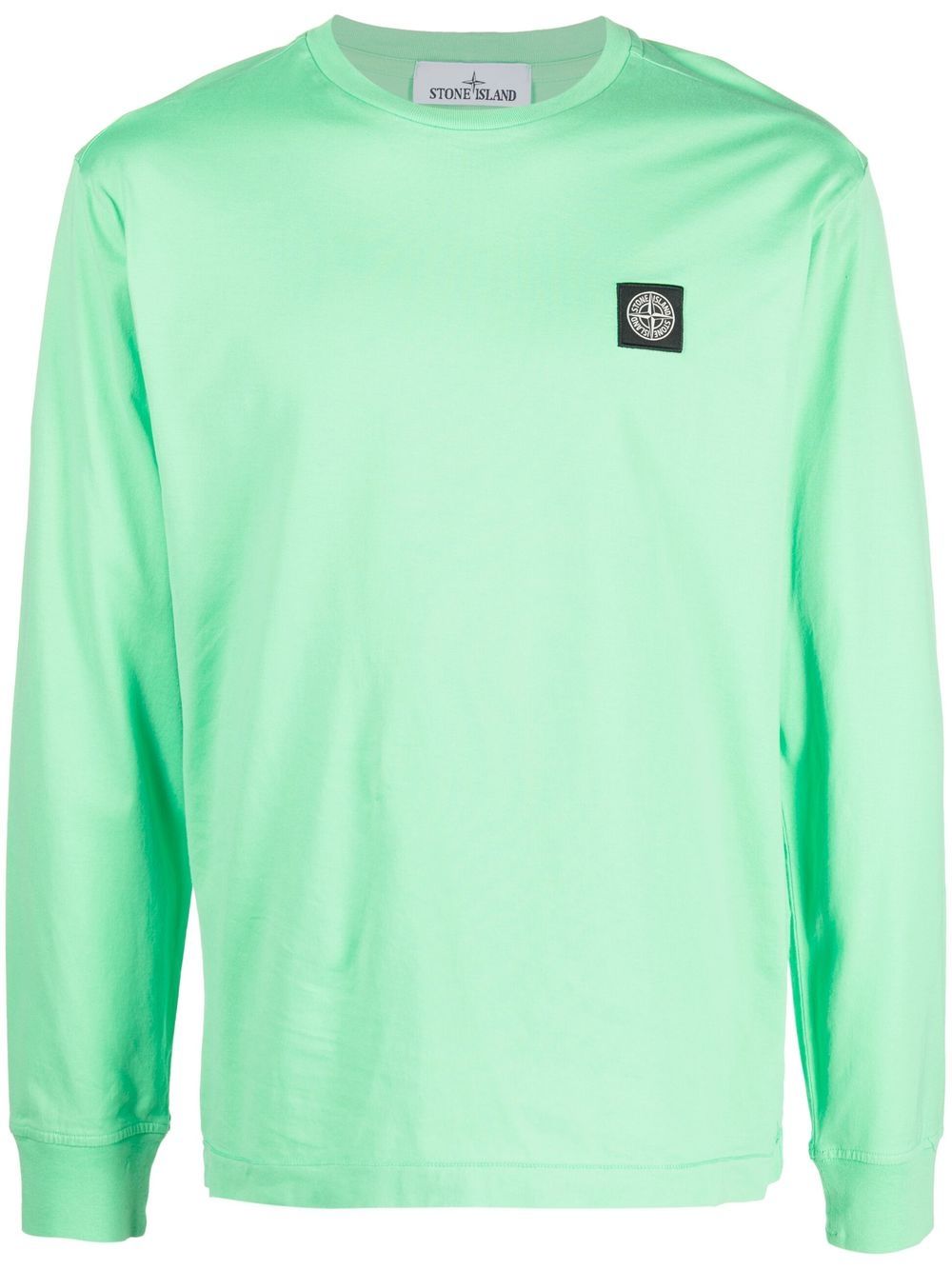 

Stone Island logo-patch long-sleeved jumper - Green