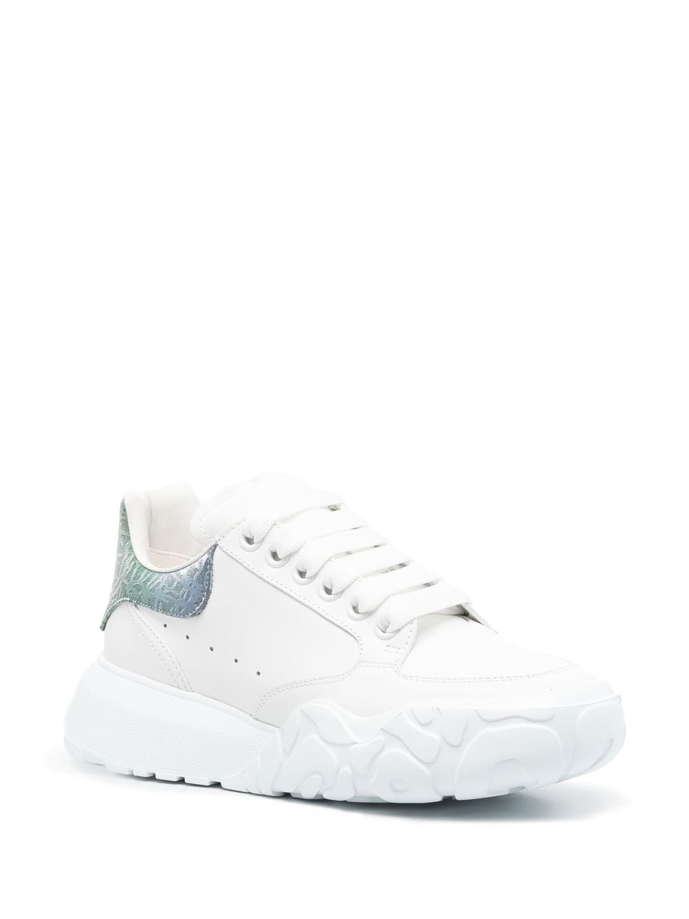 Alexander McQueen Oversized Court sneakers - Wit