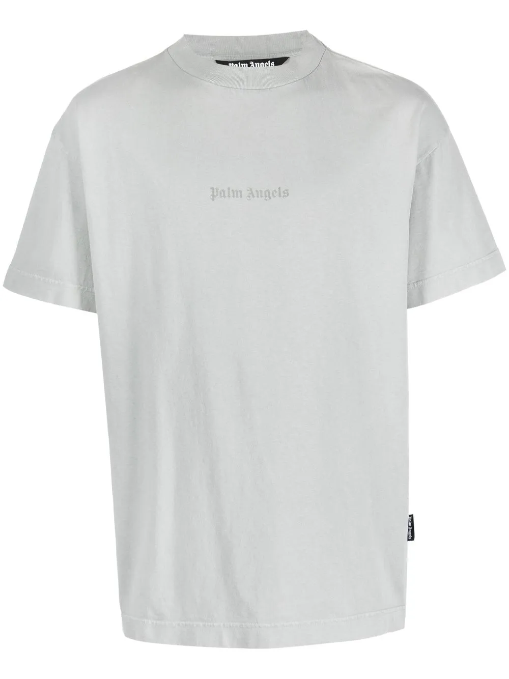 

Palm Angels logo-print crew-neck T-shirt - Grey