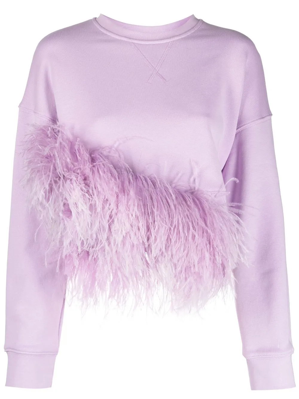 

Nº21 feather detail sweatshirt - Purple