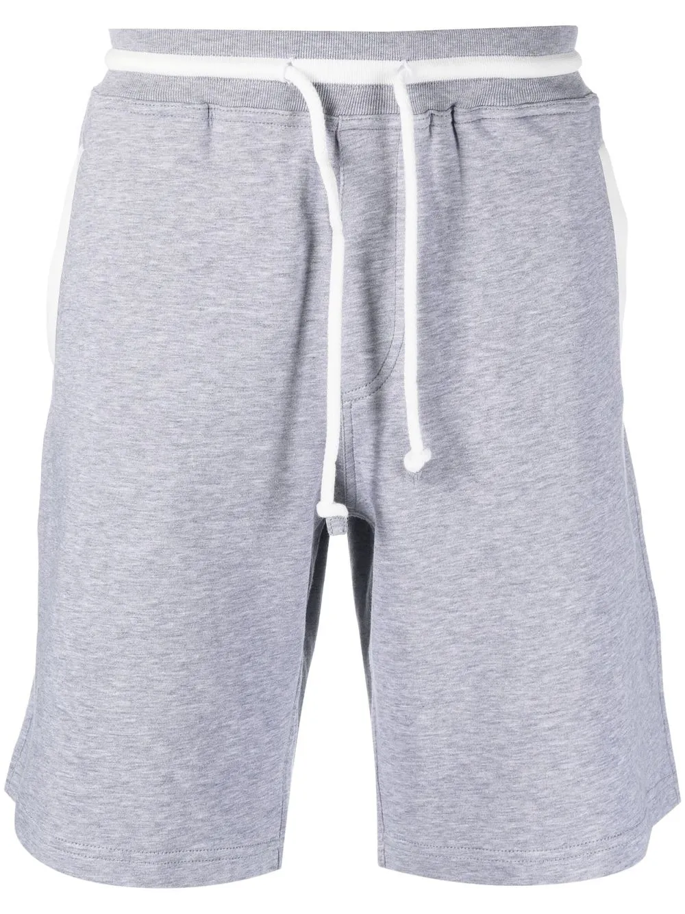

Brunello Cucinelli drawstring contrast-trim shorts - Grey