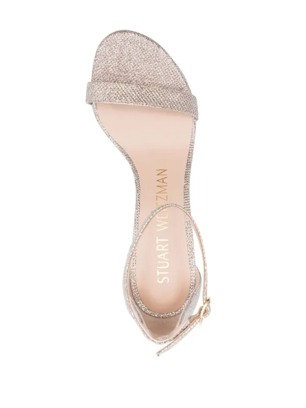 Stuart weitzman hot sale glitter sandals