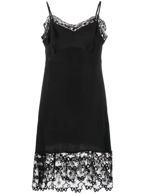Simone Rocha sleeveless lace-hem dress