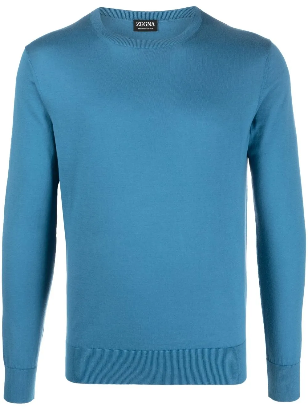 

Zegna long-sleeve cotton sweatshirt - Blue