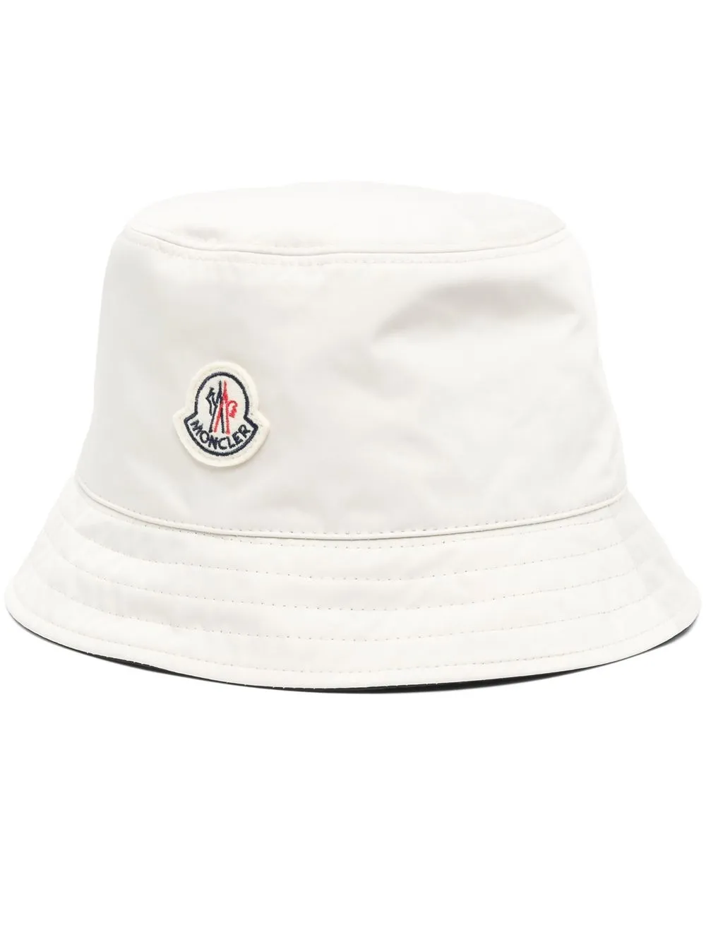 Moncler Logo Bucket Hat In Neutrals | ModeSens