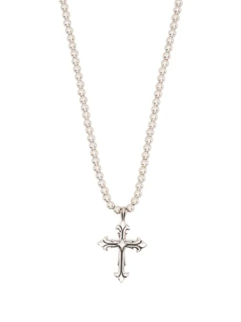 Emanuele Bicocchi Fleury cross beaded necklace