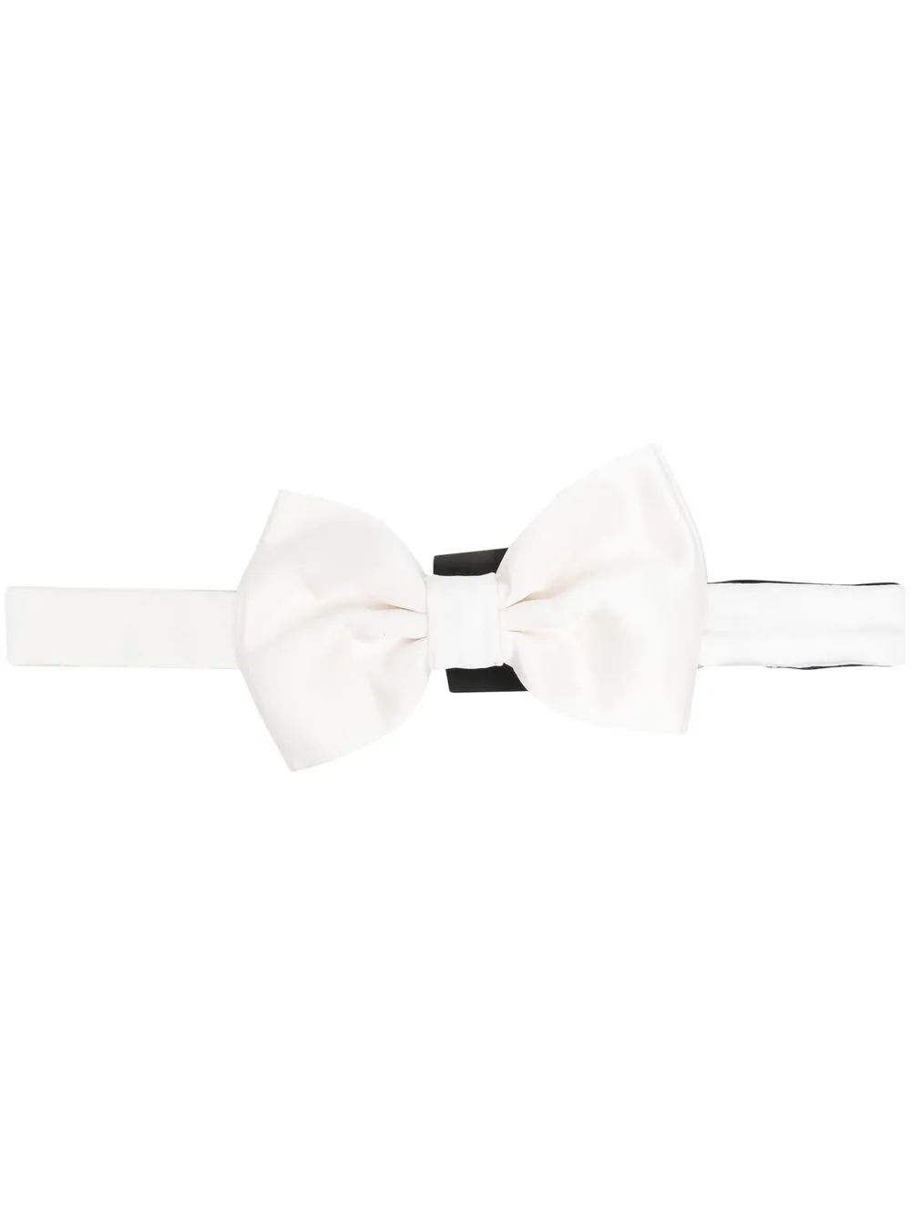 

Corneliani silk bow tie - White