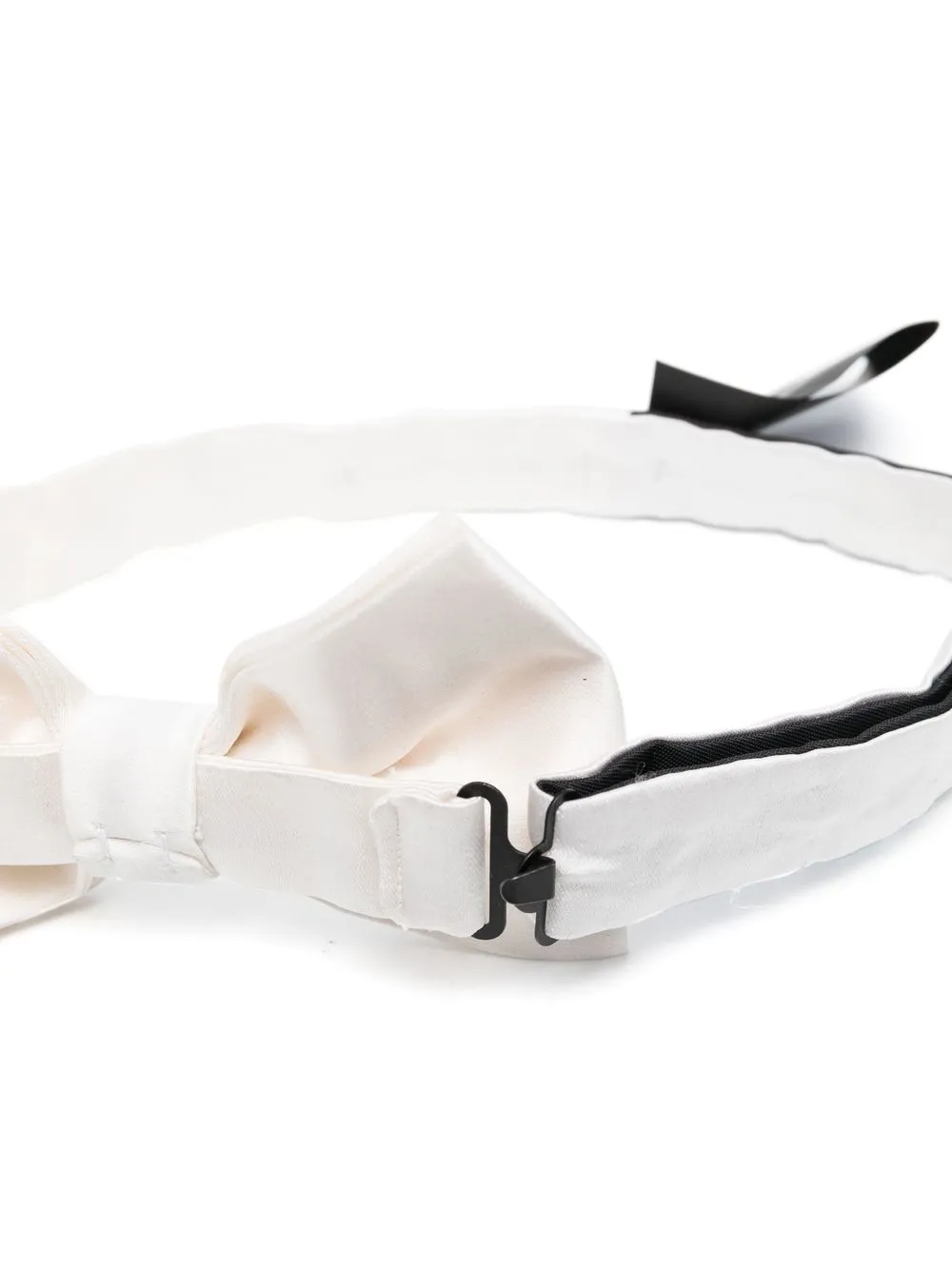 Corneliani Silk Bow Tie In Weiss