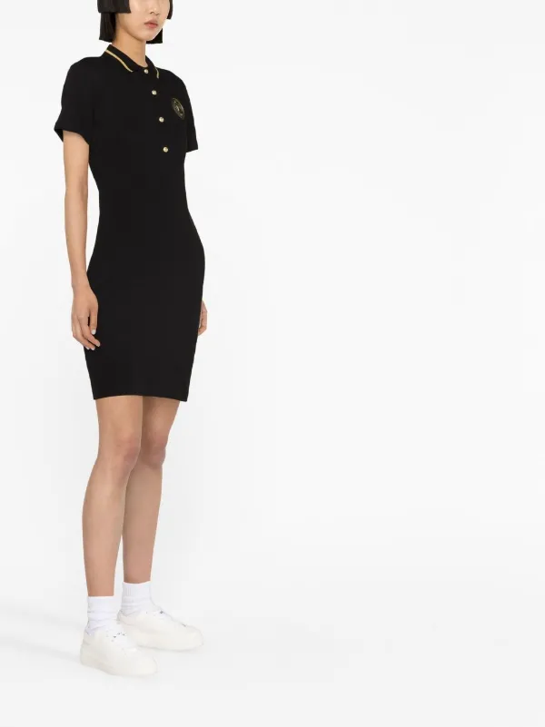 Versace Jeans Couture Short Sleeves Shirt Dress - Farfetch