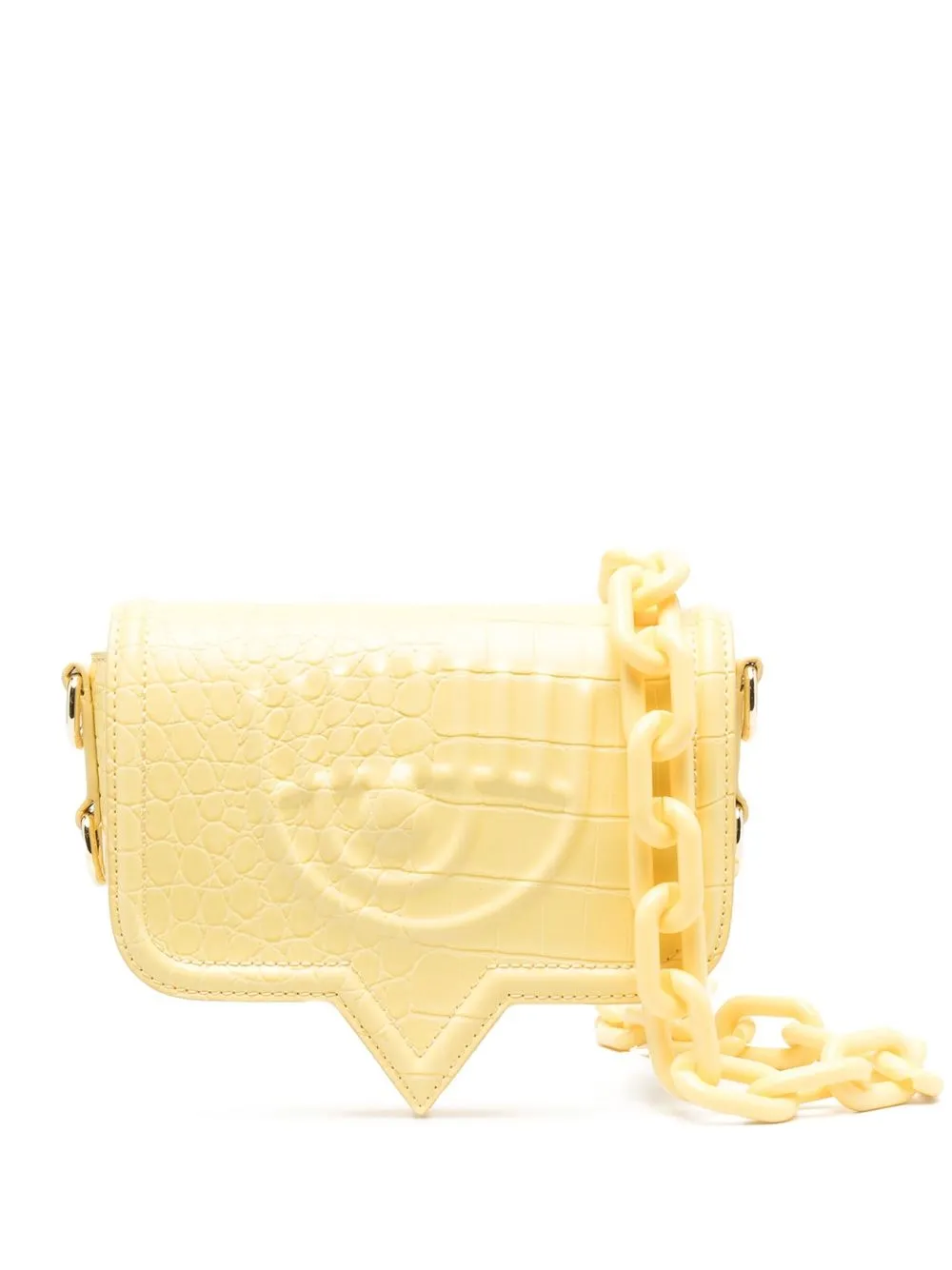 

Chiara Ferragni eyelike-motif crossbody bag - Yellow