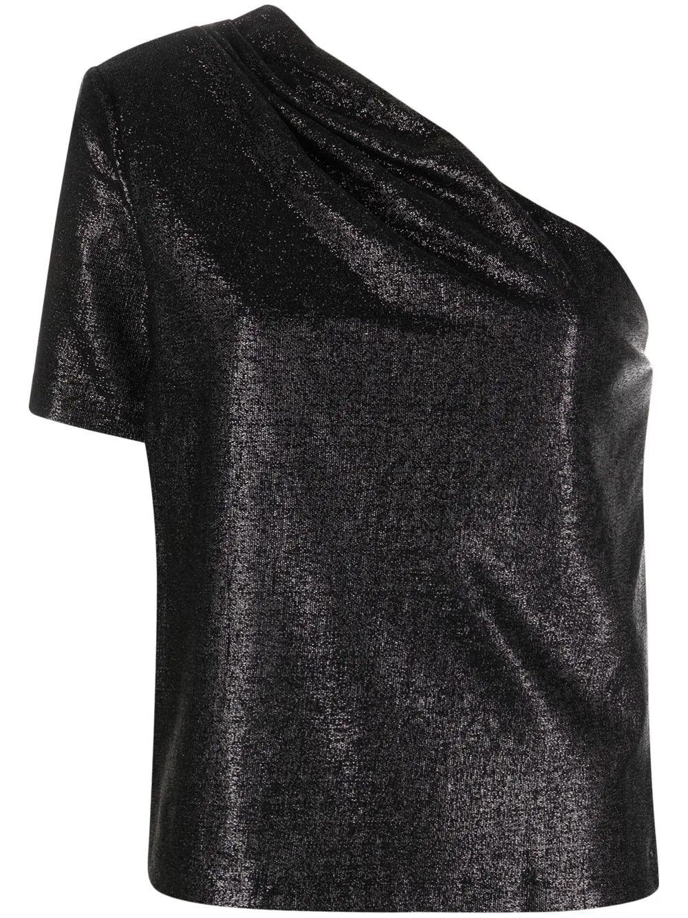 

GAUGE81 one-shoulder short-sleeve top - Black