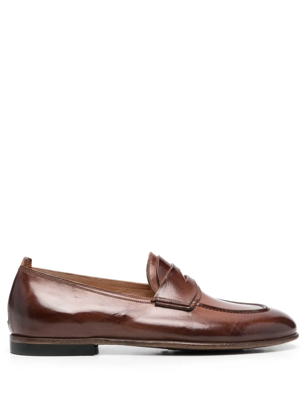 

Silvano Sassetti polished-finish leather loafers - Brown