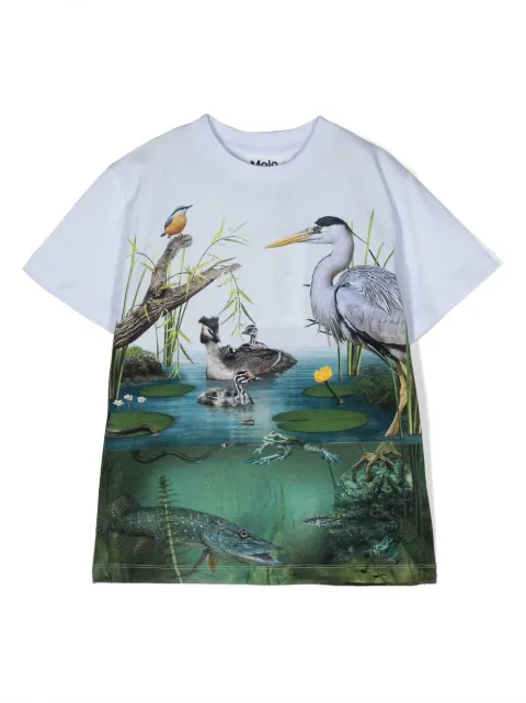 Molo graphic-print cotton T-shirt