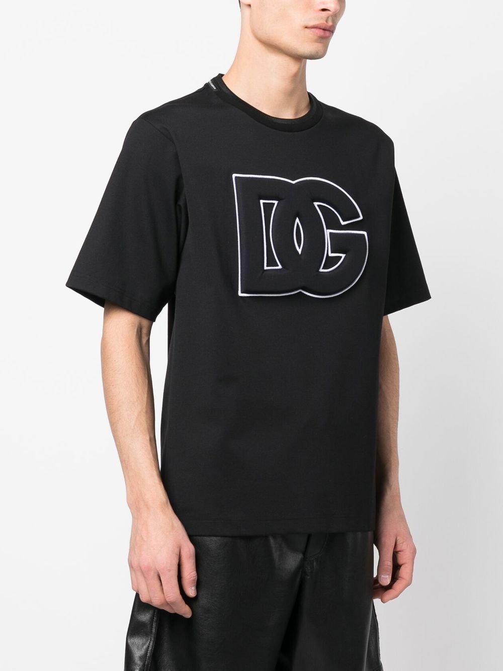 Dolce Gabbana Embossed Logo T Shirt Farfetch