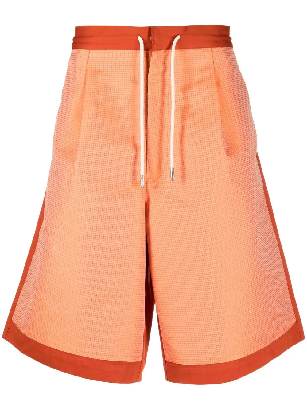 

Emporio Armani two-tone track shorts - Orange