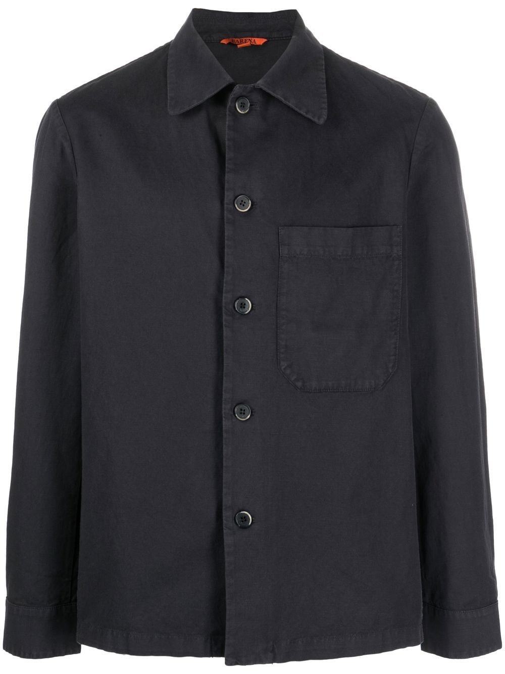 

Barena sobrecamisa con botones - Negro