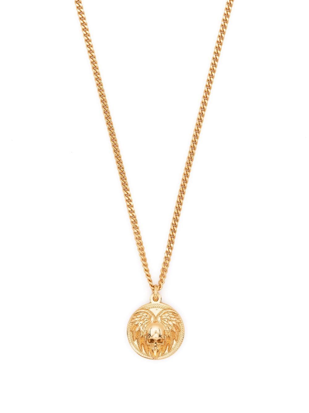 Emanuele Bicocchi Coin Pendant Necklace In Gold