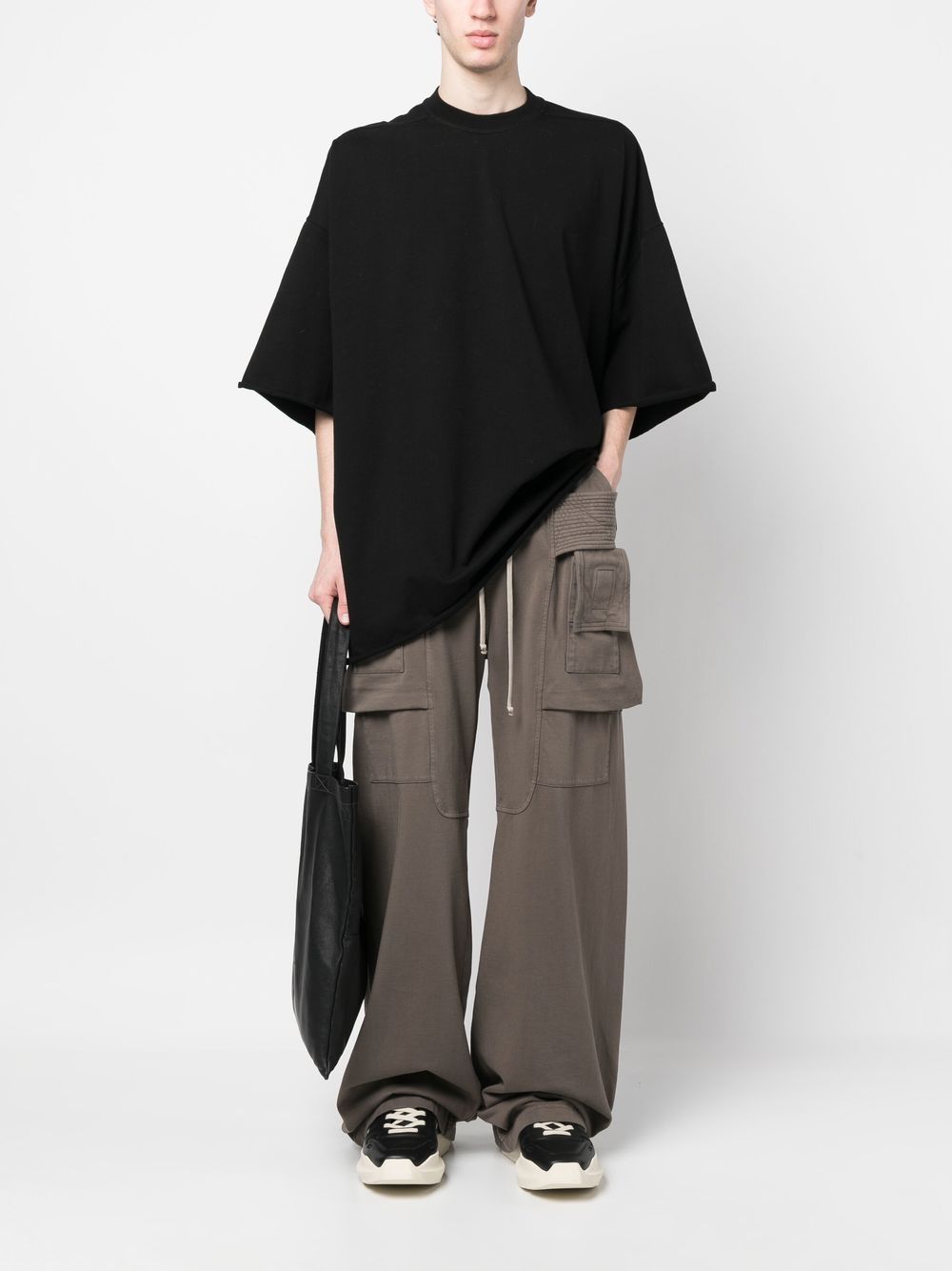 Rick Owens DRKSHDW Broek met wijde pijpen - Grijs