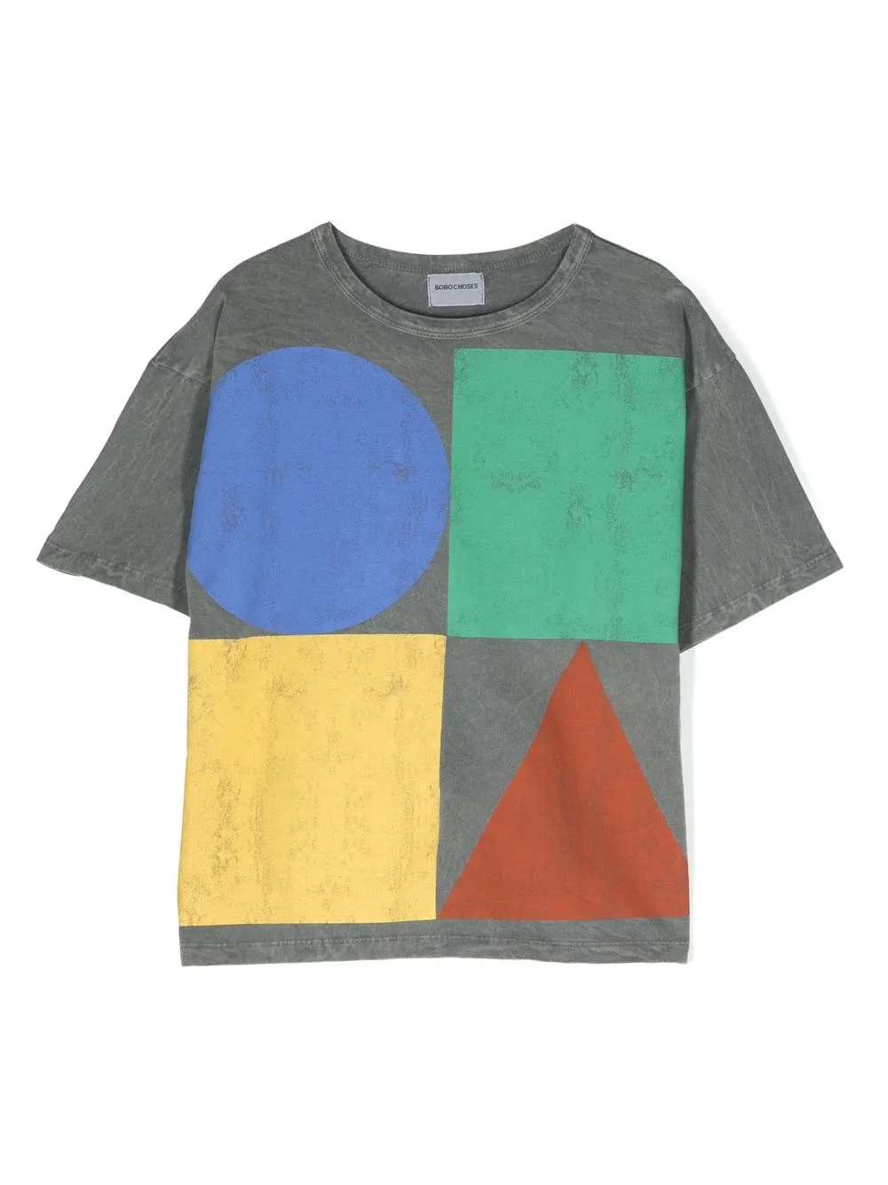 

Bobo Choses graphic-print cotton T-shirt - Grey