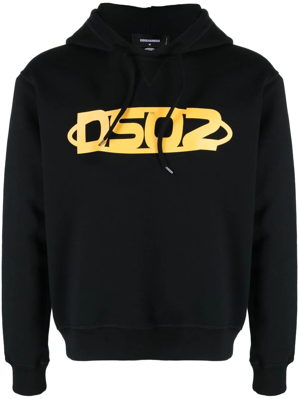 

Dsquared2 logo-print cotton hoodie - Black