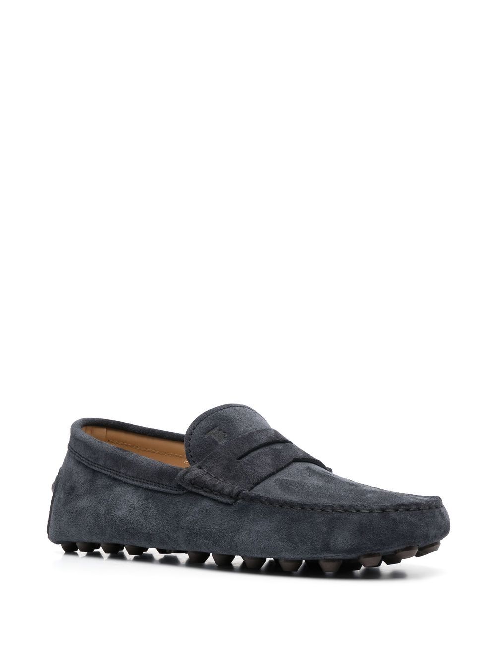 Tod's Gommino loafers met studs - Blauw