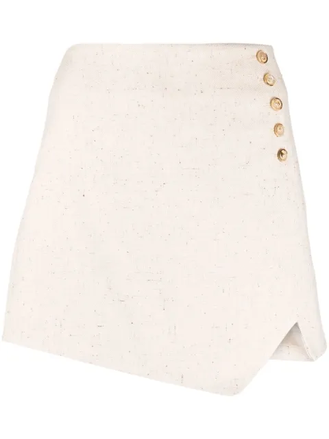 The Garment — curved-hem mini skirt