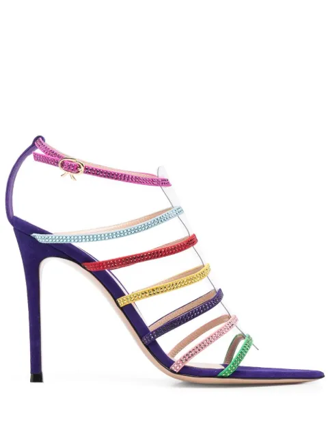 Gianvito Rossi crystal-embellished 105mm sandals